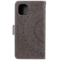Miniatyrbild 3 av 5: iPhone 11 - Plånboksfodral Mandala - Grå