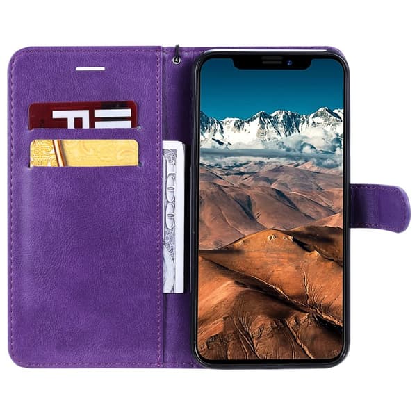 iPhone 11 Pro Max - Plånboksfodral - Lila
