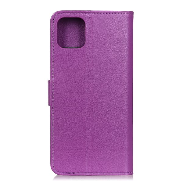 iPhone 11 Pro - Plånboksfodral Litchi - Lila