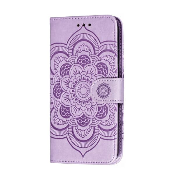 iPhone 11 - Sun Mandala Plånboksfodral - Lila