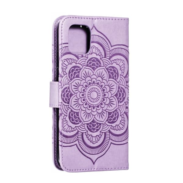 iPhone 11 - Sun Mandala Plånboksfodral - Lila