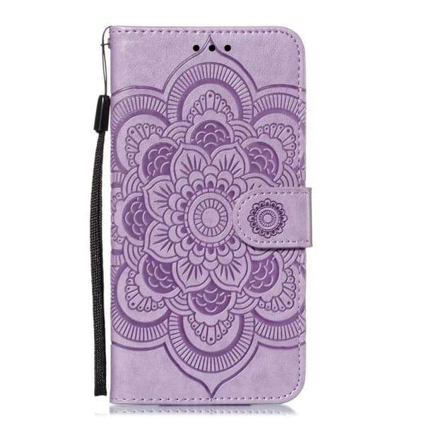 iPhone 11 - Sun Mandala Plånboksfodral - Lila