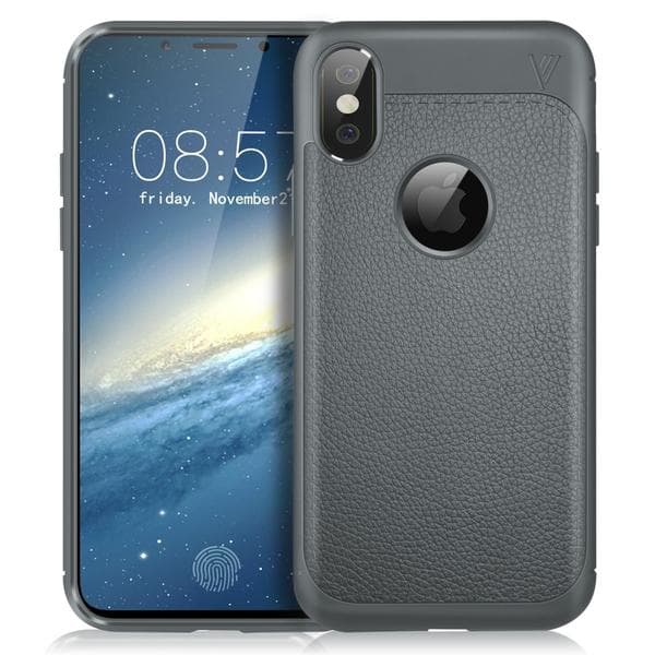 iPhone X/Xs - IVSO Gentry serie Skal - Grå