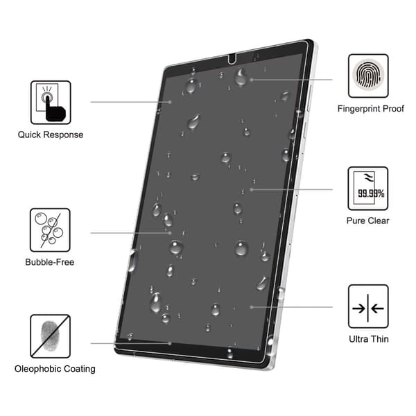 Lenovo Tab M10 HD (2nd Gen) - Heltäckande Skärmskydd I Härdat Glas