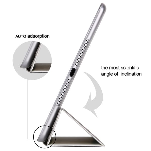 iPad Air / 9.7" (2017) / (2018) - Slimfit Tri-Fold Fodral - Vit