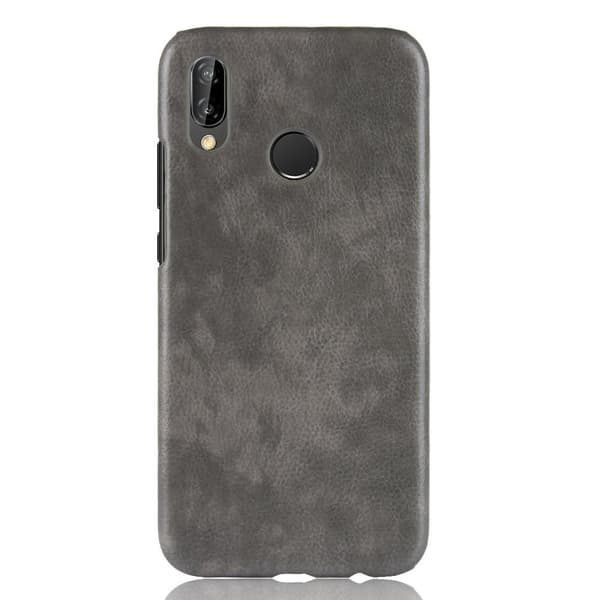 Huawei P20 Lite - Litchi Skal - Grå