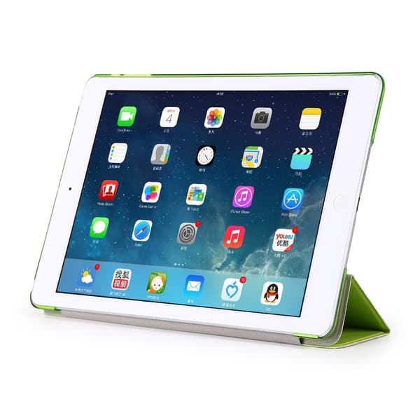 iPad Air / 9.7" (2017) / (2018) - Slimfit Tri-Fold Fodral - Grön