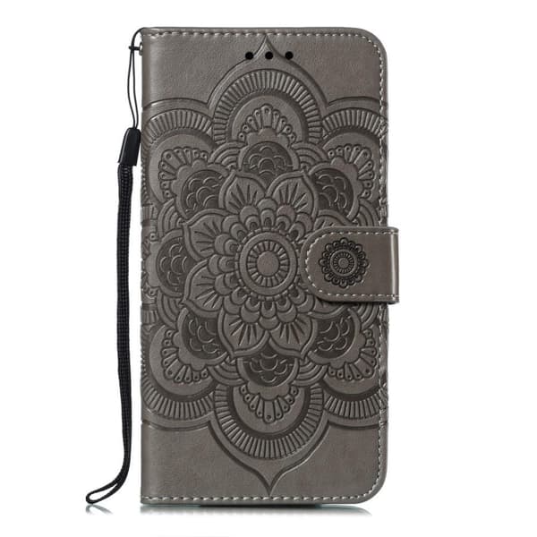 iPhone 7/8/SE (2020/2022) - Mandala Plånboksfodral - Grå