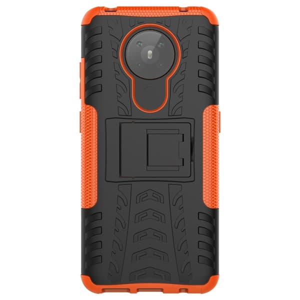 Nokia 5.3 - Ultimata Stöttåliga Skalet med Stöd - Orange