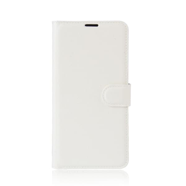Huawei P10 Lite - Litchi Plånboksfodral - Vit