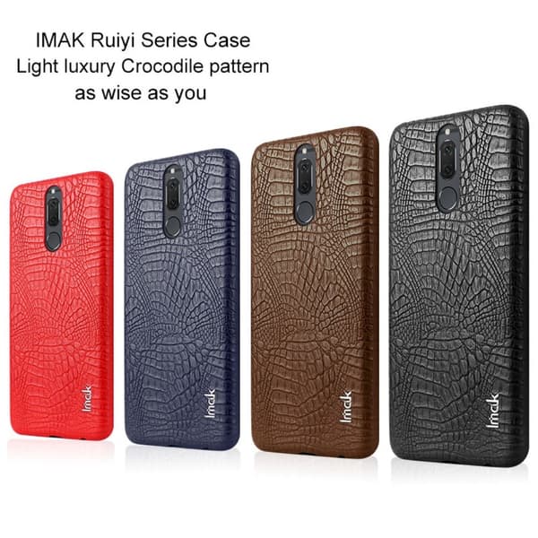 Huawei Mate 10 Lite - IMAK Krokodil Skal - Svart