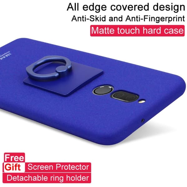Huawei Mate 10 Lite - IMAK Ring Skal - Blå