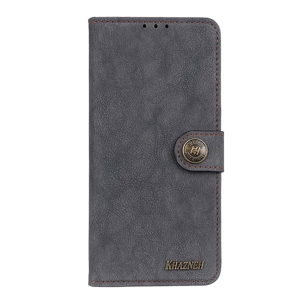 Xiaomi Mi 11 Ultra - KHAZNEH Split Läder Fodral - Svart