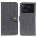 Miniatyrbild 1 av 5: Xiaomi Mi 11 Ultra - KHAZNEH Split Läder Fodral - Svart