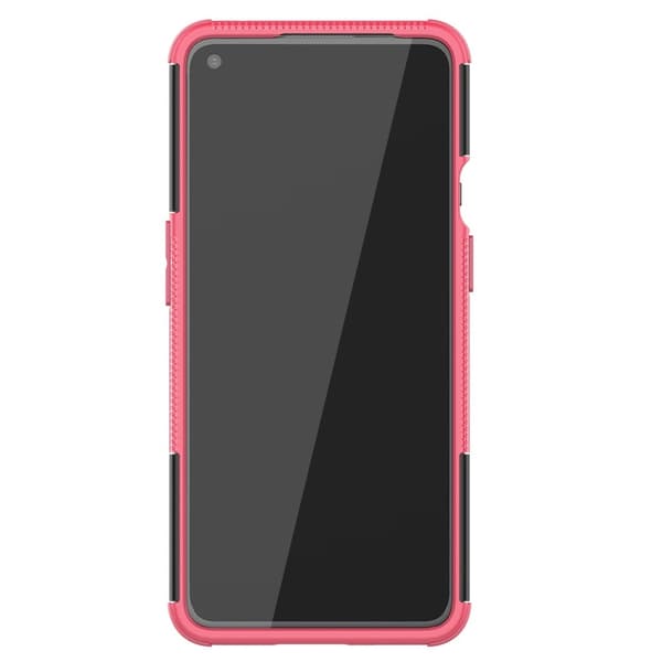 OnePlus 9 - Ultimata Stöttåliga Skalet med Stöd - Rosa