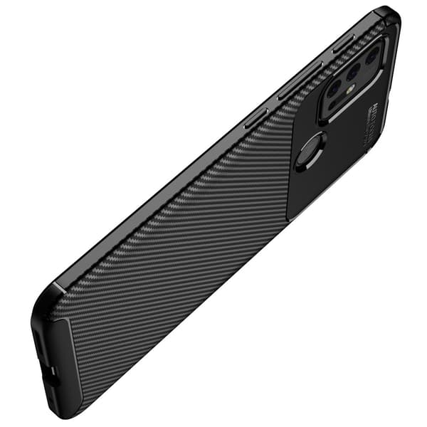 Motorola Moto G10/G20/G30 - Kolfiber Textur Skal - Svart