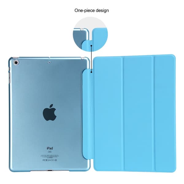 iPad Air / 9.7" (2017) / (2018) - Slimfit Tri-Fold Fodral - Ljus Blå