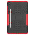 Miniatyrbild 3 av 5: Samsung Galaxy Tab S6 Lite Skal Rugged Kickstand Armor Röd