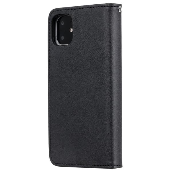 iPhone 11 - Plånboksfodral/Magnet Skal 2in1 - Svart