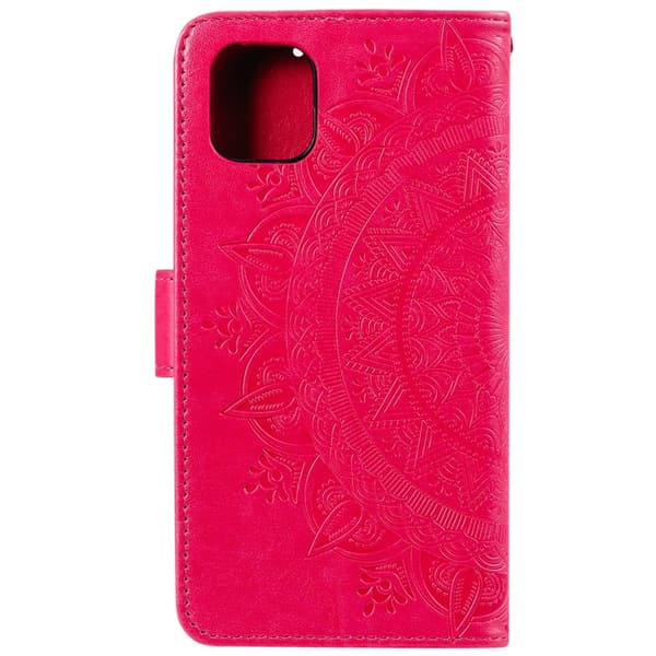 iPhone 11 - Plånboksfodral Mandala - Rosa