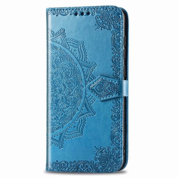 iPhone 11 - Plånboksfodral Mandala - Blå