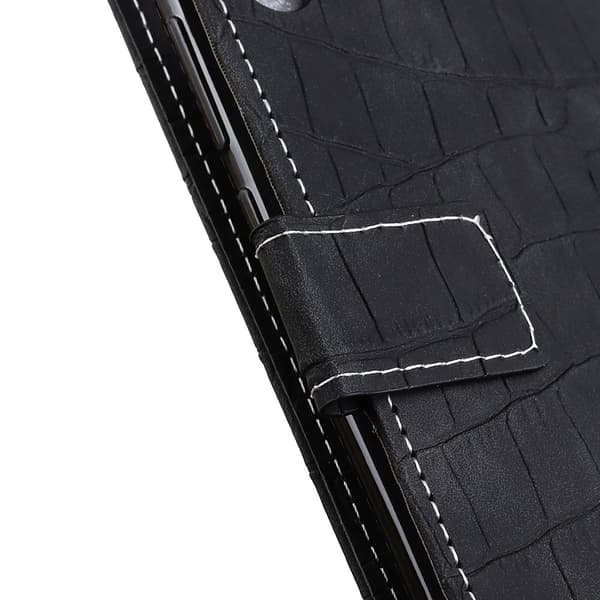 iPhone 11 Pro - Krokodil Mönster Plånboksfodral - Svart