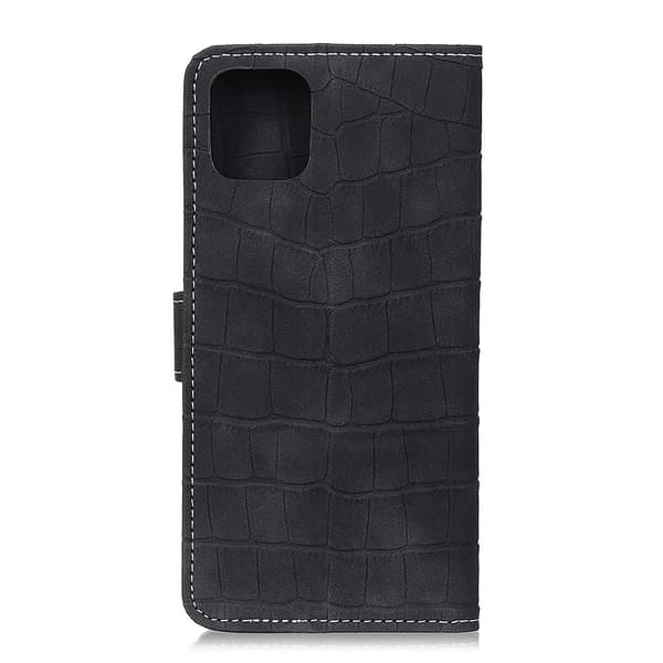 iPhone 11 Pro - Krokodil Mönster Plånboksfodral - Svart