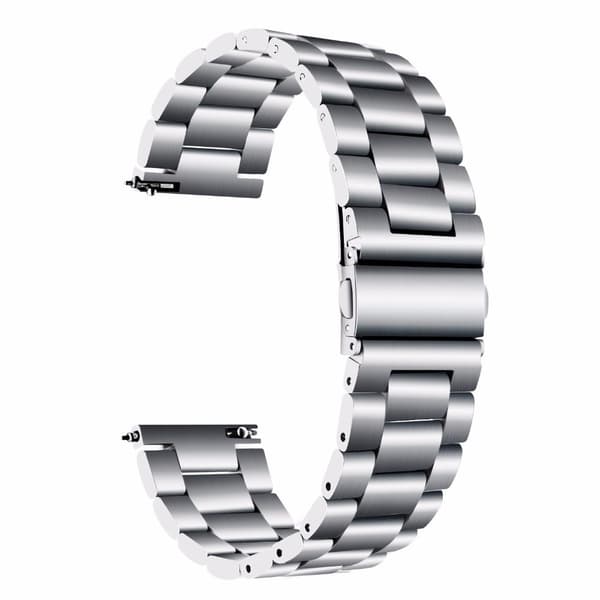 Lyxigt Metallarmband I Rostfritt Stål - Silver (20mm)