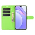 Miniatyrbild 4 av 5: Xiaomi Redmi 9T - Litchi Läder Fodral - Grön