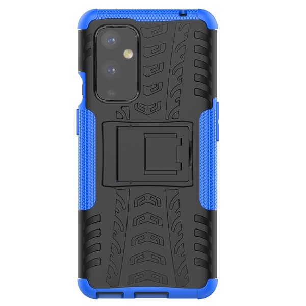 OnePlus 9 - Ultimata Stöttåliga Skalet med Stöd - Blå