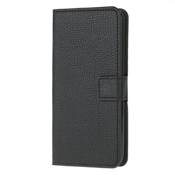 Motorola Moto G10/G20/G30 - Litchi Läder Fodral - Svart