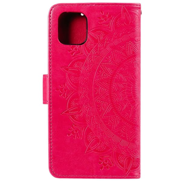 Xiaomi Mi 11 - Mandala Läder Fodral - Rosa