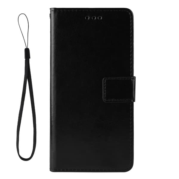 Xiaomi Redmi 9A - Crazy Horse Fodral - Svart