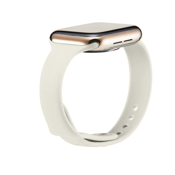 Silikon Armband Apple Watch 41/40/38 mm - Beige