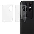 Miniatyrbild 1 av 5: Samsung Galaxy S21 Ultra - IMAK 2-PACK Linsskydd I Härdat Glas