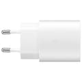 Miniatyrbild 2 av 3: Samsung Original 25W 3A USB-C Laddare EP-TA800XWE - Vit