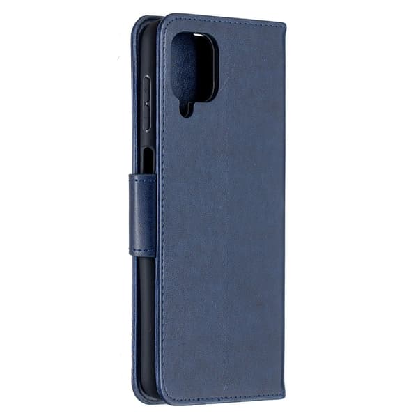 Samsung Galaxy A12 - Butterfly Plånboksfodral - Blå