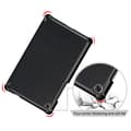 Miniatyrbild 5 av 5: Lenovo Tab M8 2nd Gen (HD) Litchi Tri-Fold Fodral Svart