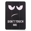 Miniatyrbild 2 av 5: iPad Air 2025-2020 Fodral Tri-Fold Dont Touch Me