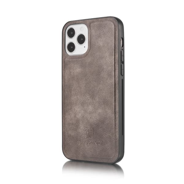 iPhone 12 / 12 Pro - DG.MING Fodral/Magnet Skal - Grå