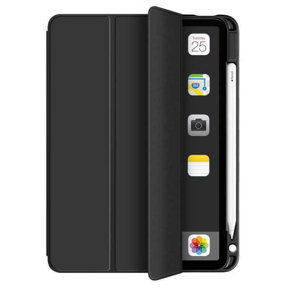 iPad Air 2025-2020 Fodral Tri-Fold Svart