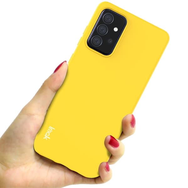 Samsung Galaxy A72 - IMAK Skin Touch Skal - Gul