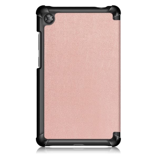 Lenovo Tab M7 - Slimfit Tri-Fold Fodral - Roséguld