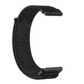 Miniatyrbild 3 av 6: Nylon Armband Med Kardborreband Fäste - Svart (22mm)