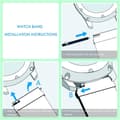 Miniatyrbild 6 av 6: Nylon Armband Med Kardborreband Fäste - Svart (22mm)
