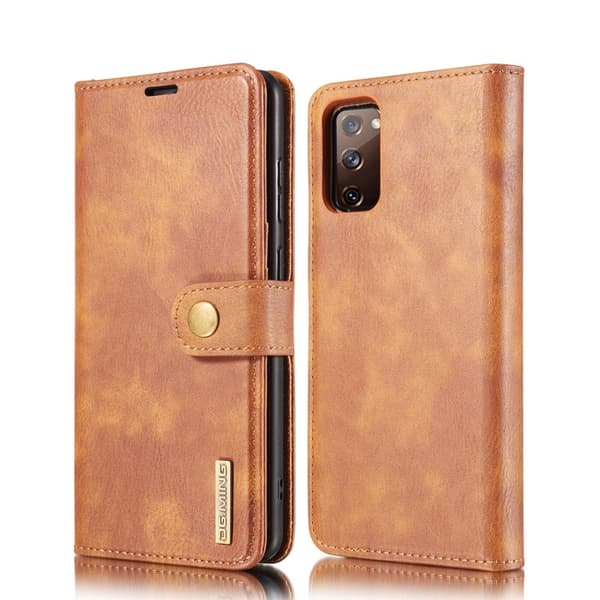 Samsung Galaxy S20 FE - DG.MING 2in1 Magnet Fodral - Brun