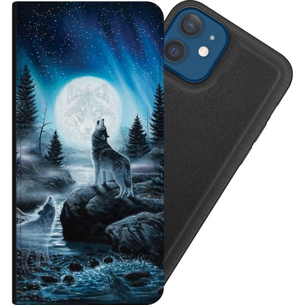 Apple iPhone 12  Plånboksfodral Wolf / Varg
