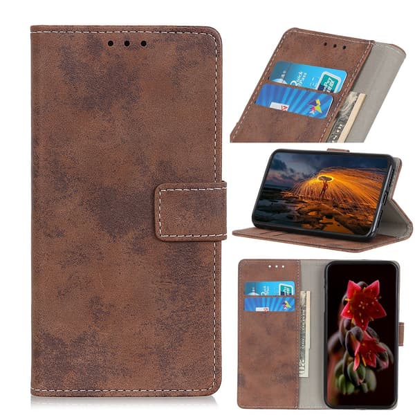 Samsung Galaxy A82 5G Kotelo Vintage Kahvi