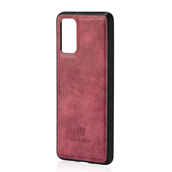 Samsung Galaxy S20 - DG.MING Magnet/Plånboksfodral - Vinröd