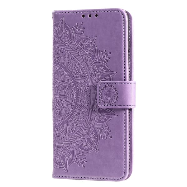 Samsung Galaxy S21 - Mandala Plånboksfodral - Lila